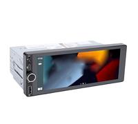 Jectse Stéréo de Voiture Simple DIN, Lecteur MP5 Bluetooth à écran Tactile de 6,86 Pouces avec Caméra de Recul et Commande au Volant, pour Auto Screen Mirroring Radio FM AM