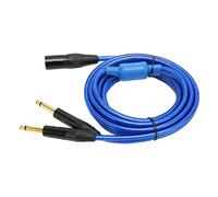 Jectse Stéréo XLR Câble Séparateur Y Mâle Y SON CEAUX SON XLR TO DUAL 1/4 POUC Câble pour les Amplificateurs de Mélangeurs Microphones pour les Cinémas Domestiques