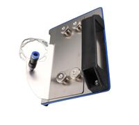 Jectse Support de Meuleuse d'angle pour de Chanfrein à 45 Degrés, Support de Meuleuse d'angle Réglable en Acier Inoxydable pour Couper la Pierre en Céramique, Outil de Chanfreinage de Carrelage