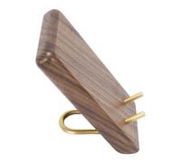 Jectse Support de Téléphone de Bureau en Bois, Support de Téléphone en Bois Massif Très Fonctionnel et Stable pour Lire, écouter de la Musique, Passer des Appels, Matériau en Noyer pour Les