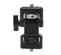 Jectse Support D'écran de Caméra avec Vis de 1/4 Pouces, Support D'écran de Caméra Anti-Torsion pour Cages de Caméra, Pivotant à 360° et Amortissement D'inclinaison Réglable à 180°