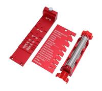 Jectse Système de Guidage D'affûtage de Burin à Bois avec Fixation D'angle et Compteur - Gabarit D'affûtage de Burin Facile à Utiliser, adapté à les Types de Ciseaux