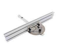 Jectse Système de Jauge à Onglets Haute Précision, Alliage d'Aluminium, Mécanisme de Verrouillage, Contôle Précis, Outil Auxiliaire pour le Travail du Bois à l'utilisation du Professionnel