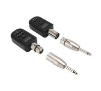 Jectse Système de Microphone Rechargeable 2,4 GHz Longue Durée de Vie de Batterie pour Les Moniteurs de Mélangeur Sound Pédales pour Apparences en Direct