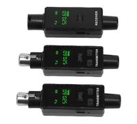 Jectse Système de Microphone XLR sans Fil 2,4 GHz, émetteur et Récepteur 24 Bits 48 KHz, avec Batterie Rechargeable pour Micro à Condensateur Dynamique, Caméra, Mélangeur PA (1 à 2)