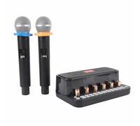 Jectse Système de Mixage de karaoké avec Microphone sans Fil, Console de Carte Son Numérique Bluetooth avec Microphones pour Casque, pour Le Streaming D'événements en Direct de Podcast