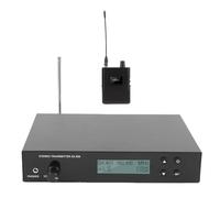 Jectse Système de Moniteur sans Fil dans L'oreille, 560-596MHz Système IEM Retour IEM sans Fil avec émetteur et Récepteur, Systèmes Stéréo Numériques IEM pour L'église, la Bande et Le (Prise UE)