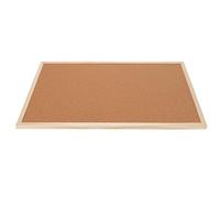 Jectse Tableau D'affichage en Liège 40x60cm, Double Face, Cadre en Bois Durable, pour Bureau, Maison, école
