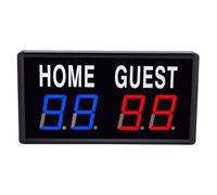 Jectse Tableau de Bord électronique LED avec Gardien de Score à Distance pour Basket-Ball, Tennis de Table, Badminton, Tableau de Bord Numérique Intérieur et Extérieur pour Les Jeux d'invités à la