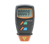 Jectse Tachymètre numérique, tachymètre Jectse avec écran LCD à 5 chiffres de 18 mm, plage de mesure de 2,5 tr/min à 99 999 tr/min, pour moteurs, tours, électricité