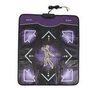 Jectse Tapis de Danse Unique, Matériau Robuste amélioré avec Doux pour Un Toucher Confortable, Plug and Play USB TV Ordinateur Tapis de Danse pour Enfants Adultes Usage Domestique (Prise UE)