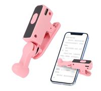 Jectse Tapper Automatique Clicker, 107 Réglages de Vitesse, Dispositif de Tapotement D'écran Rechargeable avec Affichage Numérique, pour iOS pour Ordinateurs Le Flux en Direct Aime Les (Pink)