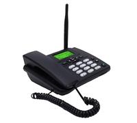 Jectse Téléphone de Bureau sans Fil, Téléphone Fixe sans Fil 2G avec écran de 2,4 Pouces, Radio FM, Réveil, Identification de L'appelant, pour la Maison, Le Bureau, L'hôtel, Réseau GSM (Prise UE)