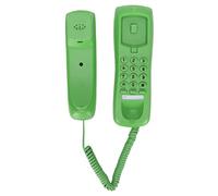 Jectse Téléphone Fixe, Téléphone à Domicile avec Une Fonction de Réduction de Pause Muette, Motif de Numérotation de la tonalité D'impulsion, Taille Plus Petite, Mur de Bureau (Green)