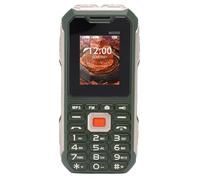 Jectse Téléphone Portable Senior déverrouillé, Téléphone Robuste 2G, Double Sim, Lampe de Poche à Double LED, Prise Casque 3,5 Mm, pour les Enfants âgés. (Prise UE)