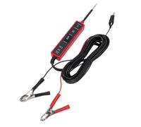 Jectse Testeur de Sonde de Circuit D'alimentation, Outil de Diagnostic du Système électrique Automobile avec Indicateurs LED et Protection contre les Surcharges pour Voitures et Camions