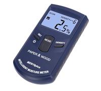 Jectse Testeur d'humidité D'air Tester du Couteau à Eau en Bois Détecteur d'humidité Numérique pour le Matériel des Eaux usées: Absmeasure Gamme: 2-80%, Erreur maximale: ± 5% Suit pour: Inspecteurs