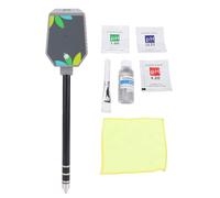 Jectse Testeur d'humidité du Sol Numérique, PH, humidité de L'air, Température et luminosité, Bluetooth 8 en 1, Compatible avec L'application pour Plantes Aquatiques de Jardin