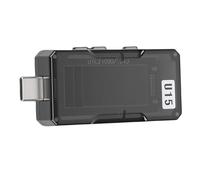 Jectse Testeur USB C, Multimètre de Compteur de Puissance à Affichage Couleur avec 4 Modes D'affichage pour Tension, Courant, capacité de Puissance, Protocoles de Charge Rapide