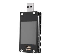 Jectse Testeur USB, Détecteur de Puissance de Courant de Tension 6,5 A, Multimètre USB avec écran LCD de 1,77 Pouces, pour Tests de Charge Rapide PD2.0 PD3.0 QC2.0 QC3.0