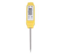Jectse Thermomètre de Poche Numérique de Style Stylo avec Fonction D'étalonnage pour Les Amateurs de Barbecue (Yellow)