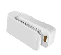 Jectse Thermoscelleuse de Sacs, Machine de Scellage Manuelle Portative pour Aliments, Collations, Sacs d'emballage de Fruits Secs, Machine de Thermoscellage avec Pince de Presse, Scelleuse (WHITE)