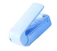 Jectse Thermoscelleuse de Sacs, Machine de Scellage Manuelle Portative pour Aliments, Collations, Sacs d'emballage de Fruits Secs, Machine de Thermoscellage avec Pince de Presse, Scelleuse (BLUE)