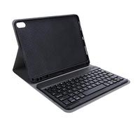 Jectse TPU Tablet Flip Stand Cover Keyboard Shell Shell pour la Tablette iOS Air4 10.9 / Pro11 (2020) Softes PU Matériau (Black)