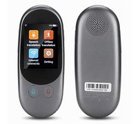 Jectse Traducteur Intelligent WiFi Portable avec écran coloré de 2,4 ", Reproduction de la Puce AI et du Langage, Dispositif de Traduction Simultanée pour Les Voyages, Les Affaires et la Vie