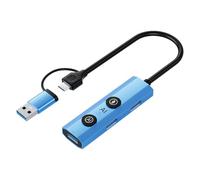 Jectse Traduction de Langue Multifonctionnelle, Hub USB, Station d'accueil AI, Transfert de Données à Grande Vitesse, Conception Légère pour Une compatibilité Polyvalente (Double Interface)