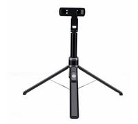 Jectse Trépied de Téléphone, Perche à Selfie Portable, Robuste, Stable et Extensible de 130 Cm avec Télécommande Amovible, pour Smartphones de 6 à 9,5 Cm de Large