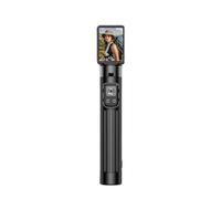 Jectse Trépied Extensible pour Perche à Selfie avec Moniteur sans Fil de 2,4 Pouces, Aperçu en Direct 1080p, Télécommande Bluetooth, pour la Création de Contenu de Vlogging en Streaming