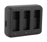 Jectse Triple Chargeur Rapide 3 Port Camera Battery Lade -Hub pour -Action 3 Chargeur USB Rapide pour L'action 4, Multiple Safety Guard