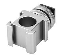 Jectse Trois Têtes d'un Support de Chaussure tourné de Longue Caméra en Alliage en Aluminium à Long Terme Base de Chaussures Chaudes pour Remplir Le Moniteur Microphone, Argent Porte-vis de 1/4