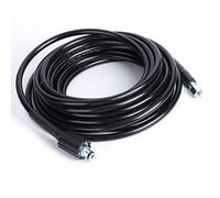 Jectse Tuyau de Nettoyage Haute Pression de 10 M en PVC Durable et en Acier Inoxydable adapté aux Accessoires de Netoyage de Voix à Filetage K2 K3 M14xm22