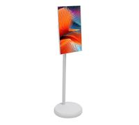 Jectse TV Roulante Portable, TV Roulante, écran Tactile 21,5 Pouces, fidélité sans Fil pour Regarder des Vidéos (Prise UE 100-240 V 100-240V)