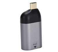 Jectse Type -C-to Gigabit RJ45 Convertisseur de Connexion Réseau Adaptateur de Type C Pratique pour Le Matériel Rapide Prend en Charge / / OS X System en Aluminium Sheld