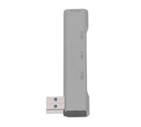 Jectse USB -Hub -Dock 4 Ports USB3.0 2.0 5GBit / S Serviteur Aluminium Alloy Hub Plug and Play for Office Work