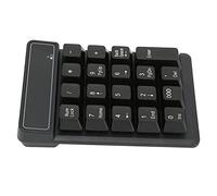 Jectse USB Number Pad Long Battery Life 2,4 GHz Wireless Portable 19 Key Numpad pour Les étudiants Comptables Noirs