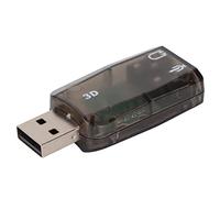 Jectse USB Sound Card Stéréo Virtual 5.1 Adaptateur Son
