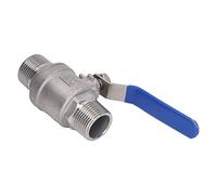 Jectse Vanne à Boisseau Sphérique en Acier Inoxydable de 2,5 Cm, Bonne étancéité pour l'Eau et le Gaz, Facile à Utiliser, Grande compatibilité, Adaptation pour les jardins.