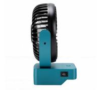 Jectse Ventilateur Portable sans Fil, Ventilateur de Chantier à Piles pour Batterie PARKSIDE 20 V TEAM, Moteur sans Balais, Ports USB A et USB C, Rotation à 360° pour Chantier d'atelier de Camping