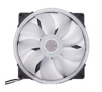 Jectse Ventilateur Silencieux à Faible Bruit de 200mm 4PIN PWM 5V avec les Perles de Lampe de RVB pour le Contrôle de Carte Mère Ventilateurs de Boîtier D'ordinateur, Grand Volume