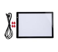 Jectse Visionneuse de Diapositives avec Table Lumineuse, Scanner Ultra-Mince A4 avec Réglage Infini de la luminosité pour la Numérisation de Négatifs et de Diapositives, Alimentation