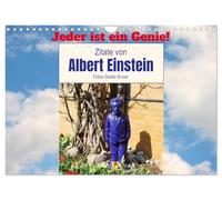 Jeder ist ein Genie! Zitate von Albert Einstein (Wandkalender 2026 DIN A4 quer), CALVENDO Monatskalender: Die weisen Sprüche eines genialen Wissenschaftlers, ergänzt mit passenden Fotografien