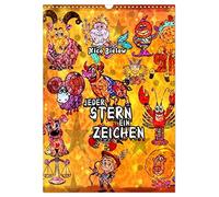 Jeder Stern ein Zeichen (Wandkalender 2026 DIN A3 hoch), CALVENDO Monatskalender: Jeder hat und ist ein Sternzeichen. Dem einen ist es wichtig, dem ... Pop Art Sternchen kommt man nicht vorbei.
