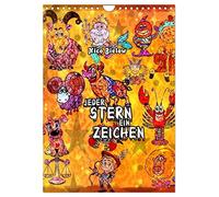 Jeder Stern ein Zeichen (Wandkalender 2026 DIN A4 hoch), CALVENDO Monatskalender: Jeder hat und ist ein Sternzeichen. Dem einen ist es wichtig, dem ... Pop Art Sternchen kommt man nicht vorbei.