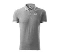 Jedi Star Wars White Grey Grey Embroidered Design Original Logo Polo Shirt Premium Class Men Size M