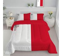 JEDTAKCT Couette sans Housse Lavable Drapeau Maltais, Couette Réversible Ete Rouge Legere Fine - Douce Confortable, 4 Saisons Respirante Edredon Microfibre, 240X220Cm, Croix Simple