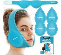 JEDWKFA Poche de Glace de Dents Sagesse, Poche Froid Dents de Sagesse, Lot de 4 Gel Chaud et Froid Réutilisable, pour L'extraction des Dents de Sagesse, le Menton, Soulager la Douleur